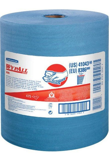 Kimberly-Clark 41043 - Chiffons bleus - WypAll ShopPro X80